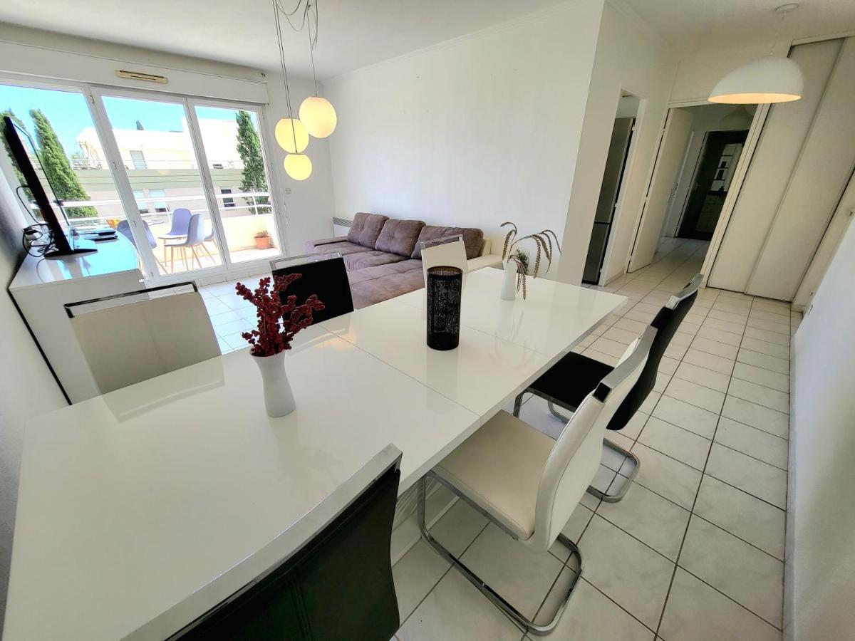 Appart Luxueux 3 Pieces, Piscine, Mer, Terrasse คานส์ ภายนอก รูปภาพ